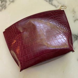 Croc Embossed Pouch